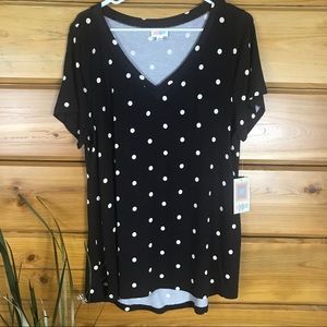 LulaRoe Christy Brown T Shirt
